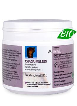 CHAGA–MRL, 250 g biomasy